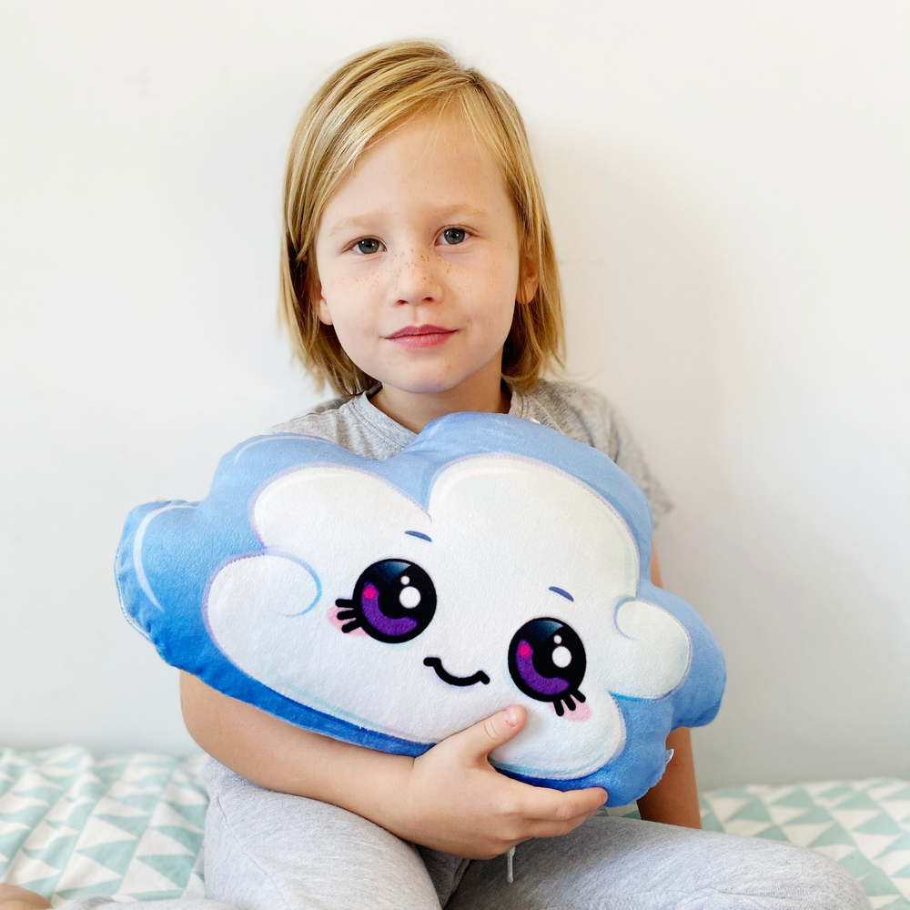 Blue cloud pillow best sale